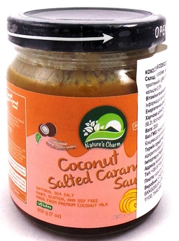 Кокосовая карамель соус Nature's charm 200 г