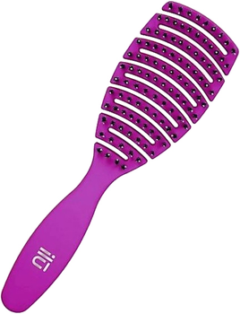 Szczotka do włosów Ilu Brush Easy Detangling Purple fioletowa (5903018915531)