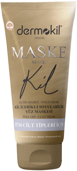Maseczka do twarzy Dermokil Special Mask peel off clay gold 75 ml (8697916008804)