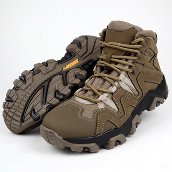 Ботинки кожаные OKSY TACTICAL Koyot демисезонные 43 размер