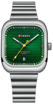 Наручний годинник Curren 8460 Silver-Green