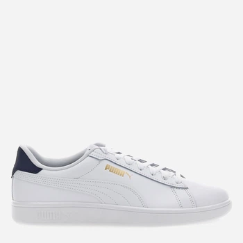 Чоловічі кеди низькі Puma Smash 3.0 L 39098713 43 (9UK) 28 см Puma White-Puma Navy-Puma Gold (4099683360491)