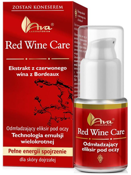 Еліксир під очі Ava Laboratorium Червоне вино догляд 15 мл (5906323007168)