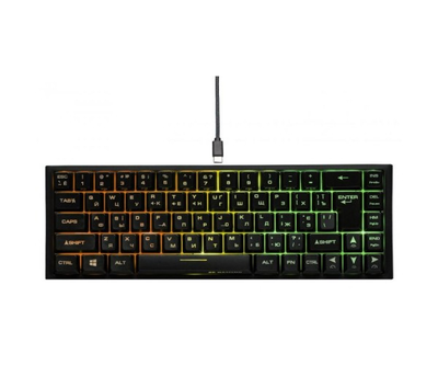 Клавіатура 2E KG360 RGB Wireless Black (2E-KG360UBK)