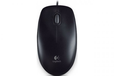 Мышь Logitech b100 Optical usb Mouse черная 910-003357