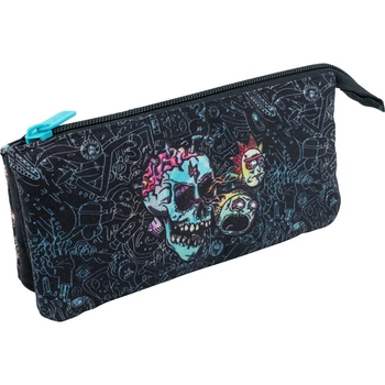 Пенал Kite Rick and Morty RM22-665 80 г 20x10x3 см черный