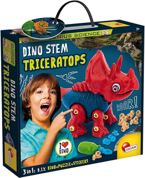 Konstruktor Lisciani I'm A Genius Dino Stem Triceratops (8008324092420)