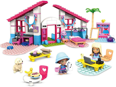 Конструктор Mattel Mega Barbie Building Sets Malibu House 303 деталі (887961945676)