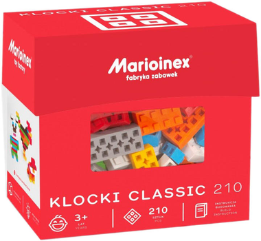 Konstruktor Marioinex Klocki Classic 210 elementów (5903033902851)