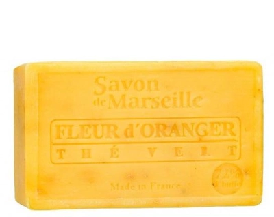Mydło Le Chatelard Savon de Marseille Kwiat Pomarańczy i Zielona Herbata 100 g (3760076651915)