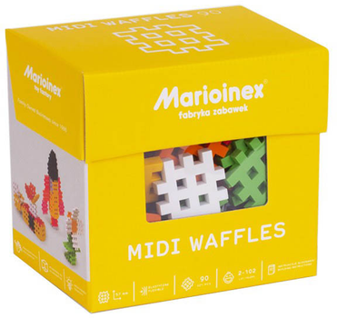 Konstruktor Marioinex Midi Waffle Klocki 90 elementów (5903033903643)