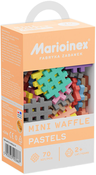 Konstruktor Marioinex Mini Waffle Pastel 70 elementów (5903033903667)