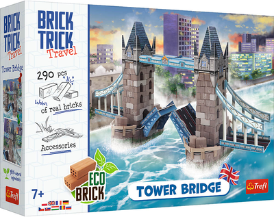 Klocki konstrukcyjne Trelf Brick Trick Tower Bridge 290 elementów (5900511616064)