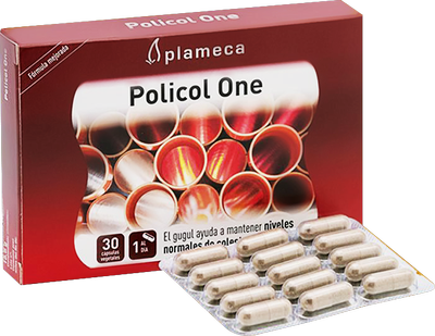 Policol One Plameca Комплекс для снижения холестерина, для здоровья сердца и сосудов 30 капсул (8435100845534)