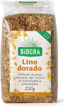 Złote nasiona lnu Biogra Bio 250 g (8426904170205)