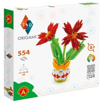 Zestaw kreatywny Alexander Origami 3D Kwiaty (5906018025538)