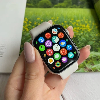 Смарт Часы T800 pro max Smart Watch с сменным ремешком white