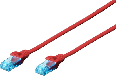 Patchcord Digitus UTP Cat 5e 10 m Red (4016032198987)