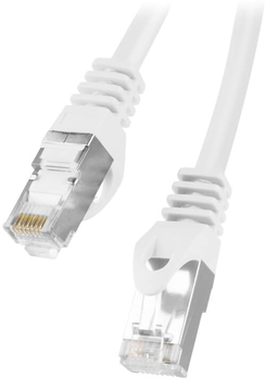 Patchcord Lanberg UTP Cat 6 3 m White (5901969435870)