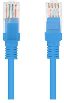 Patchcord Lanberg UTP Cat 6 1 m Blue (5901969407006)