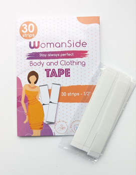 WomanSide. Двосторонній тейп для одягу та тіла. Набір 30 шт.