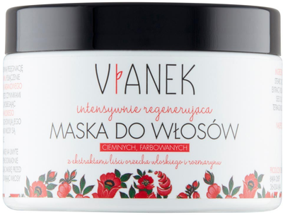 Maska do włosów ciemnych i farbowanych Vianek ujędrniająca intensywnie regenerująca 150 ml (5902249011036)