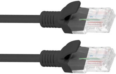 Patchcord Lanberg UTP Cat 6 3 m Black (5901969434378)