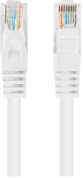 Патч-корд Lanberg UTP Cat 5e 0.5 м White (5901969435511)