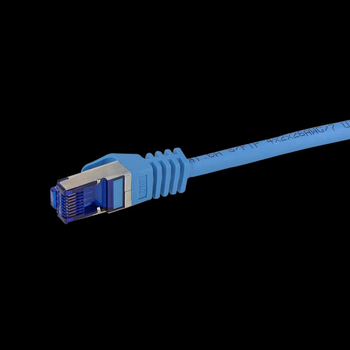 Патч-корд LogiLink Cat 6a S/FTP 10 м Blue (4052792020618)