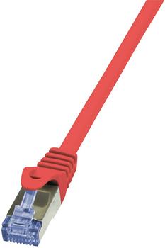 Patchcord LogiLink Cat 6a S/FTP 7.5 m Red (4052792020427)