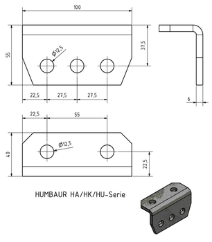 Кронштейн кріплення амортизатора Bunte 41002