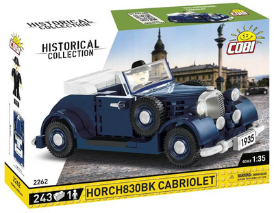 Konstruktor Cobi Historical Collection Horch830BK Cabriolet 243 elementy (5902251022624)