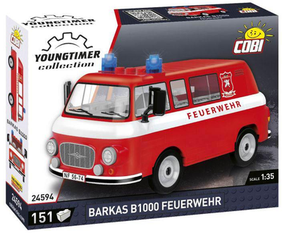 Konstruktor Cobi Youngtimer Collection Barkas B1000 Feuerwehr 151 elementów (5902251245948)