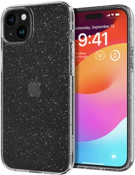Etui Spigen Liquid Crystal Glitter dla Apple iPhone 15 Kwarc (ACS06788)