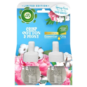 Запаска до електричного освіжувача повітря Air Wick Crisp Cotton & Peony 2шт