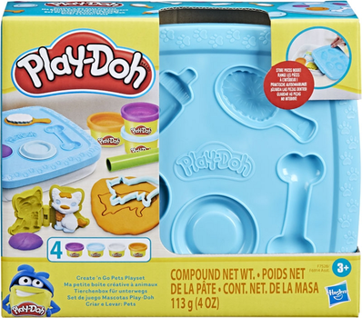 Zestaw do lepienia Hasbro Play-Doh Pudełka do Ugniatania w Podróży (5010994196578)