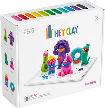 Пластичная масса для лепки TM Toys Hey Clay Чудовиська (5904754602709)