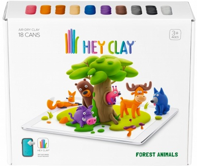 Masa plastyczna do lepienia TM Toys Hey Clay Zwierzęta leśne (5904754600224)