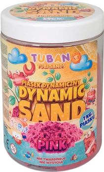 Кінетичний пісок Tuban Dynamic Sand рожевий 1 кг (5901087035532)