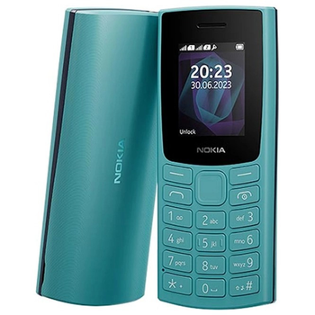 Телефон мобильный кнопочный Nokia 105 DS 2023 TA-1557 cyan - морская волна