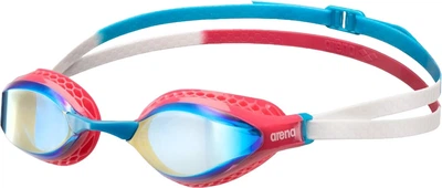 Очки Arena AIR-SPEED MIRROR (003151-107) Унисекс OSFM Бело-красные (3468337082132)