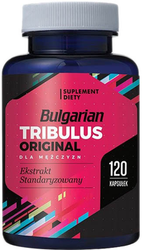 Suplement diety Hepatica Bulgarian Tribulus 120 kapsułek Układ Hormonalny (5905279653160)