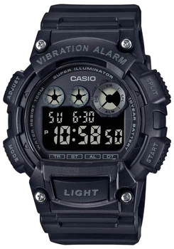 Часы мужские Casio W-735H-1B с вибробудильником