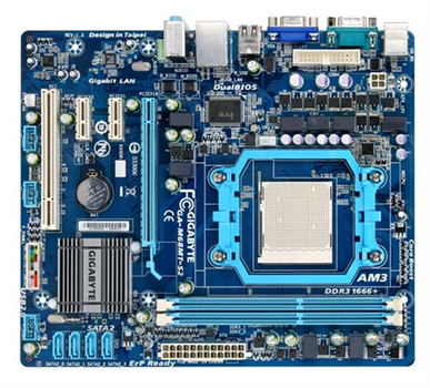 Материнська плата Gigabyte GA-M68MT-S2 (GA-M68MT-S2) (sAM3/AM3+, NVIDIA GeForce 7025 / nForce 630a, Micro-ATX) Б/в,U1