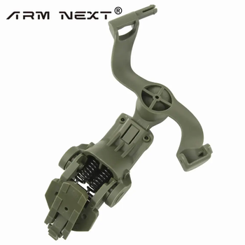Кріплення чебурашки ARM Next S40 для навушників на шолом Оливковий (Kali) KL222