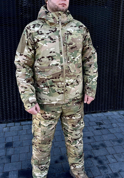 Зимова військова форма мультикам тактична форма зимова multicam зимовий костюм Омні-Хіт XXXL