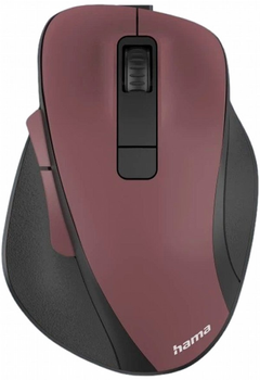 Миша Hama MW-500 V2 Wireless Maroon (4047443500809)