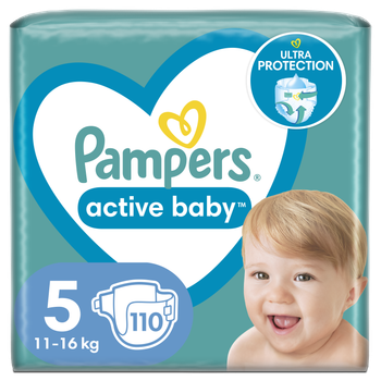 Підгузки Pampers Active Baby Розмір 5 (11-16 кг) 110 шт (8001090951779)