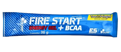 Żel energetyczny Olimp Fire Start + BCAA 36 g Jabłko (5901330060434)