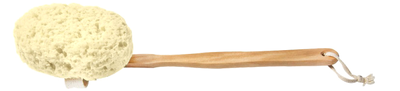 Губка Donegal для ванни на дерев'яній ручці 45 см (5907549260368)
